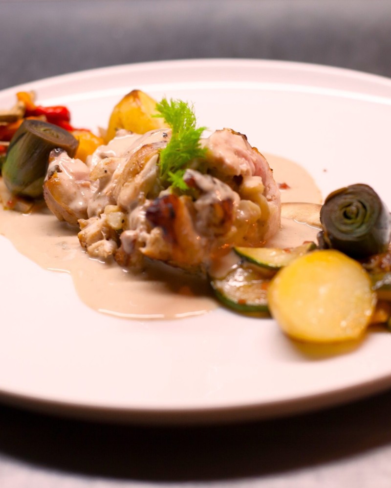 Verrassende saltimbocca van konijn