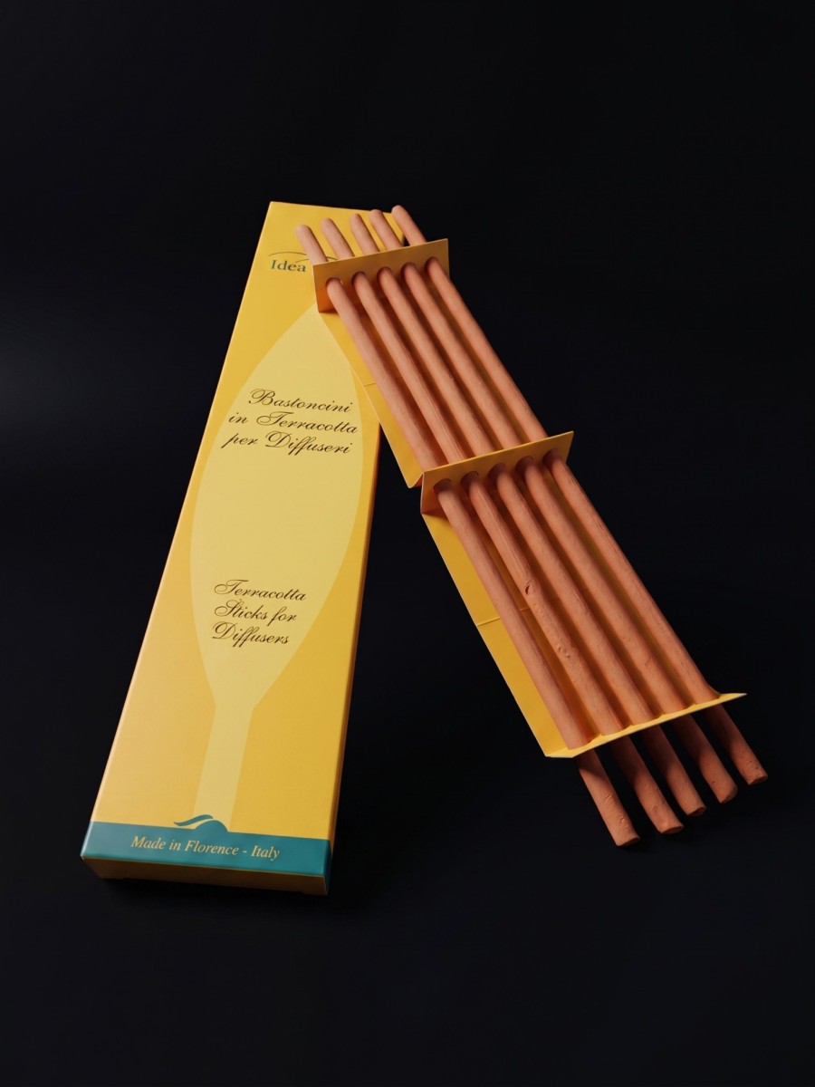 Artisanale Terracotta GEURSTOKJES voor Bio-Interieursfeer